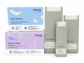 Collection of skincare and supplement products including 'Lifening' and 'botalab' on a white background.